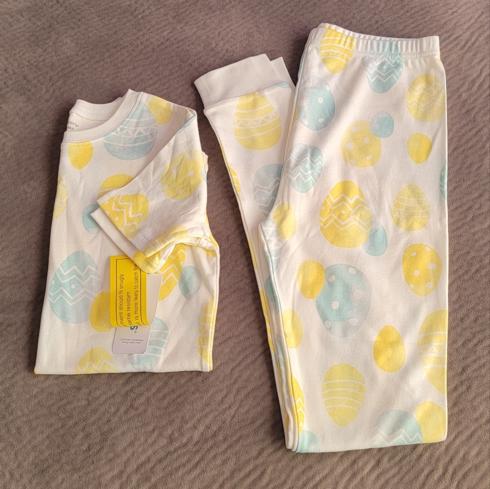 Carter's Spring Easter Pajama Set Size 14/14A Big Kid NWT